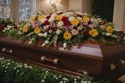 come inviare fiori a un funerale